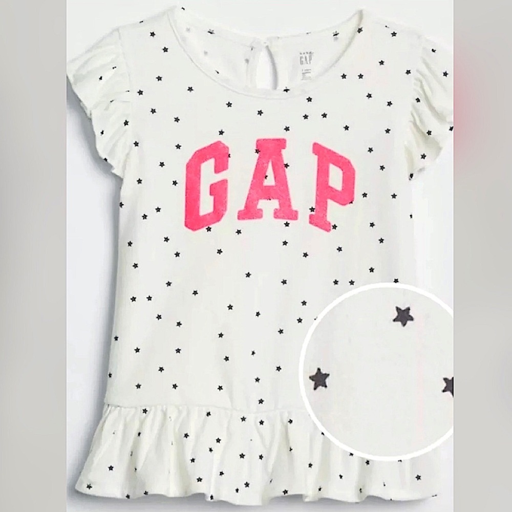 Gap Logo Toddler Girls 3t Short Sleeved Tee Shirt
